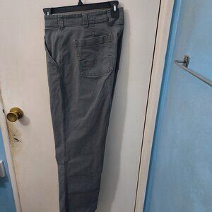 Duluth Trading Co. Flex Fire Hose Pants, Gray, Men's, 38x32